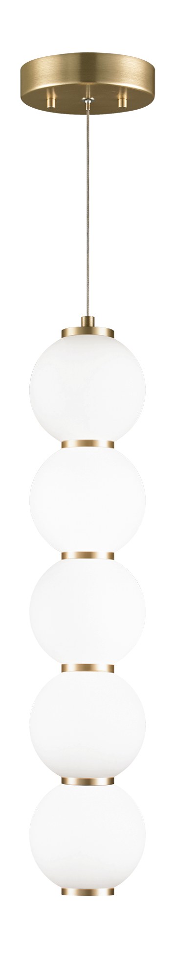 Dango 4.5" x 21" LED Mini Pendant in Oxidized Gold