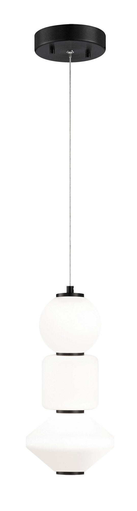 Dango 6.5" x 13" LED Mini Pendant in Oxidized Black