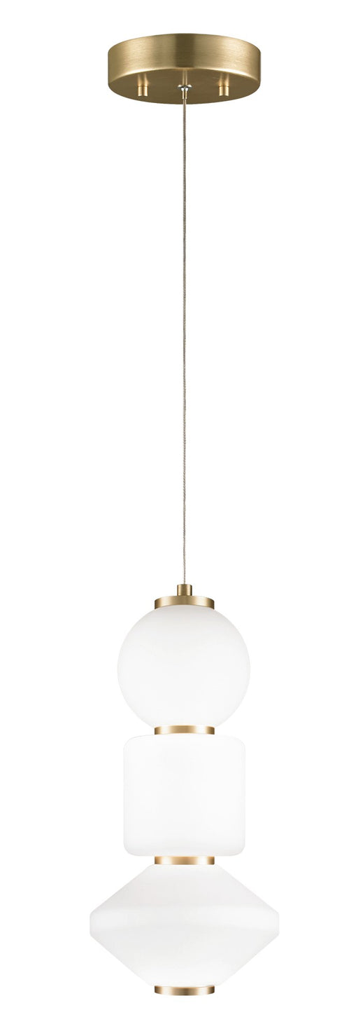 Dango 6.5" x 13" LED Mini Pendant in Oxidized Gold