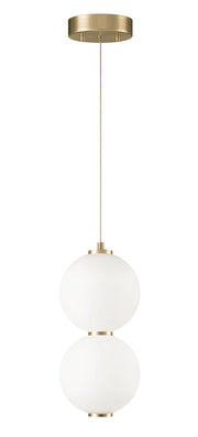 Dango 6.5" x 13.4" LED Mini Pendant in Oxidized Gold