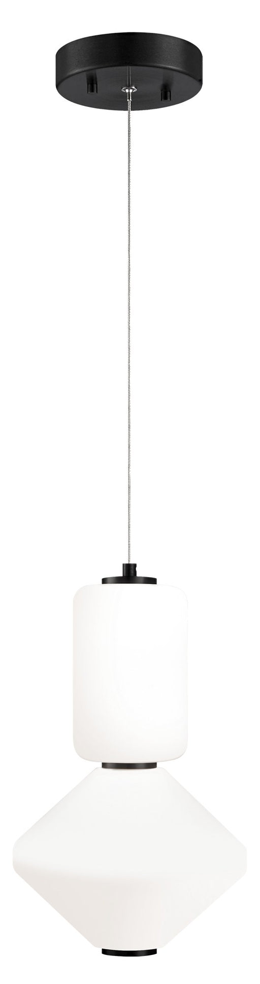 Dango 8" x 13.4" LED Mini Pendant in Oxidized Black
