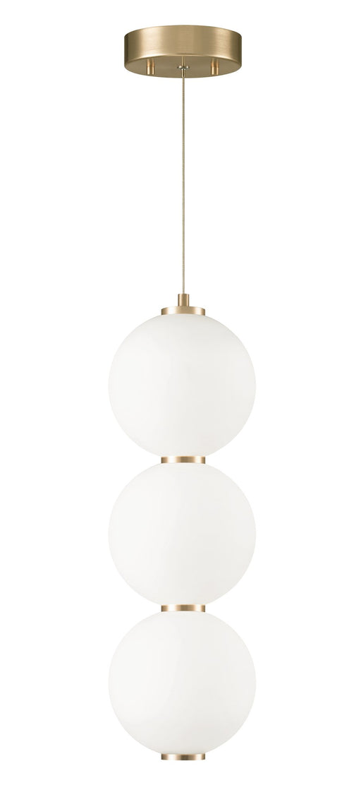 Dango 6.5" x 19.6" LED Mini Pendant in Oxidized Gold