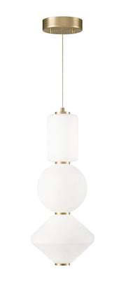 Dango 8" x 19.6" LED Pendant in Oxidized Gold