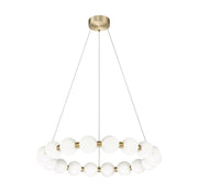 Oni 25" LED Pendant in Oxidized Gold