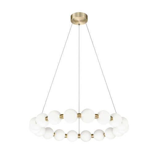 Oni 25" LED Pendant in Oxidized Gold