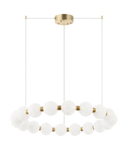 Oni 25" LED Pendant in Oxidized Gold