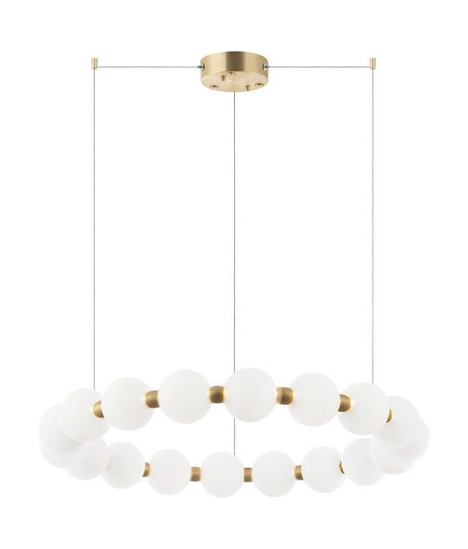Oni 25" LED Pendant in Oxidized Gold