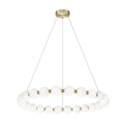 Oni 31.5" LED Pendant in Oxidized Gold