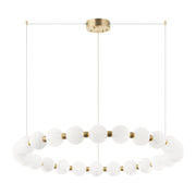 Oni 31.5" LED Pendant in Oxidized Gold