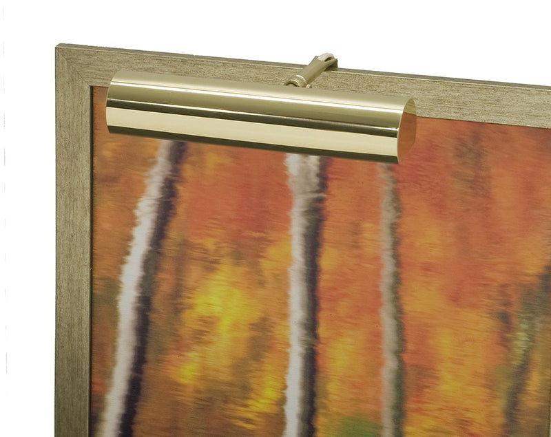 Classic Contemporary 9" Plug-In Picture Light in Polished Brass
