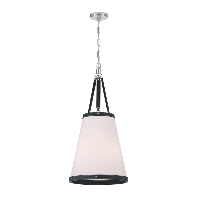 Callahan 3 Light 14.25" Pendant in Polished Nickel