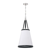 Callahan 3 Light 14.25" Pendant in Polished Nickel