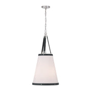 Callahan 3 Light 14.25" Pendant in Polished Nickel