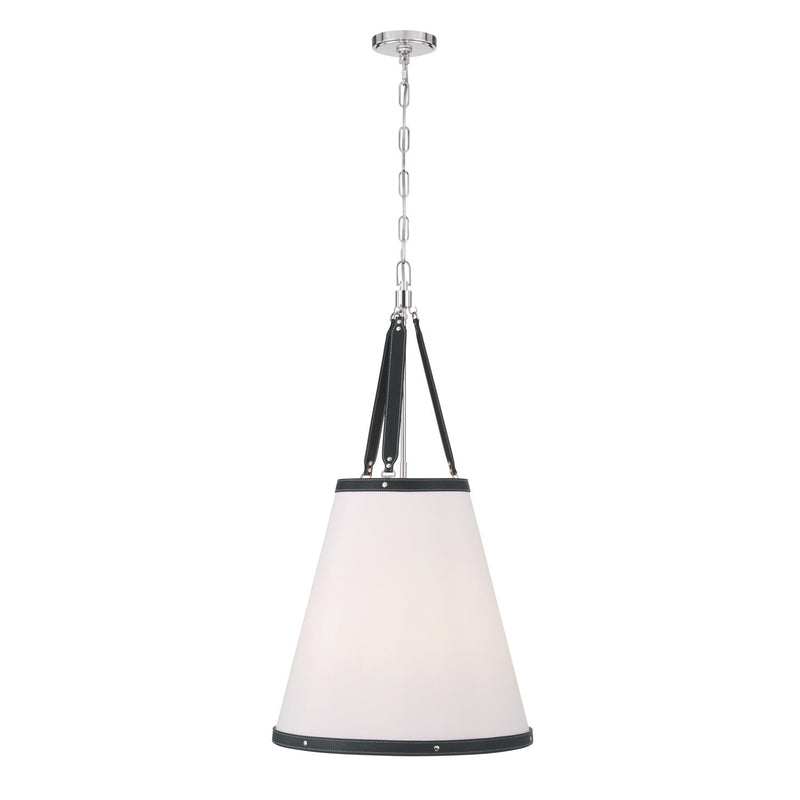 Callahan 4 Light 18" Pendant in Polished Nickel