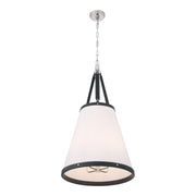Callahan 4 Light 18" Pendant in Polished Nickel