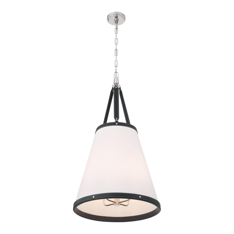 Callahan 4 Light 18" Pendant in Polished Nickel
