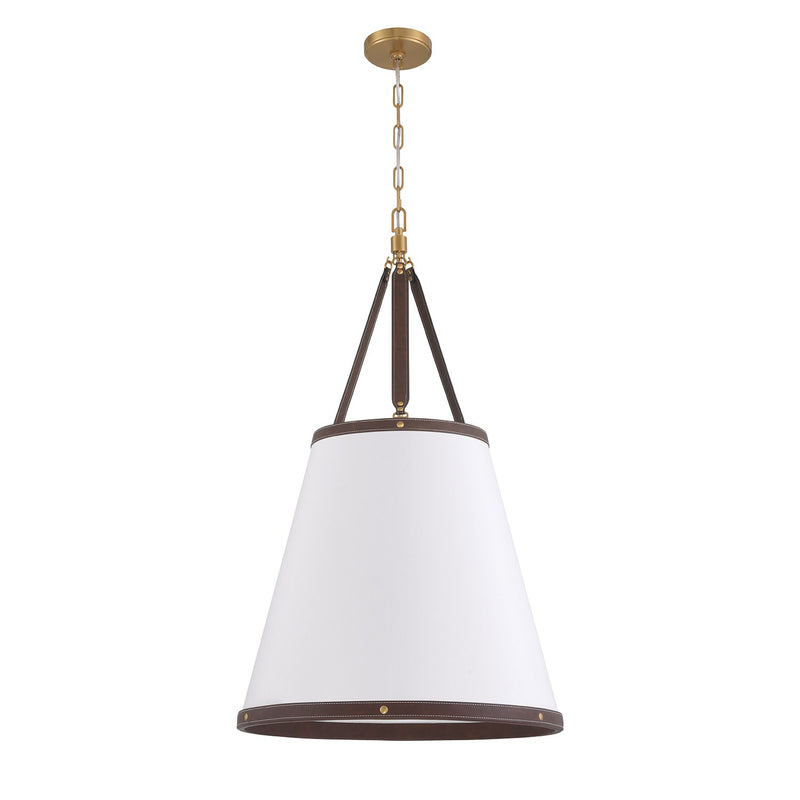 Callahan 6 Light 21" Pendant in Luxe Gold