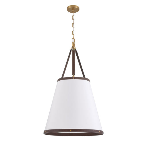 Callahan 6 Light 21" Pendant in Luxe Gold