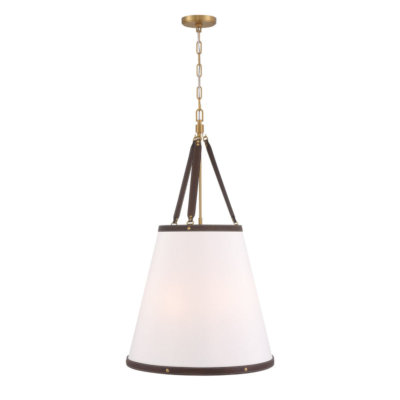 Callahan 6 Light 21" Pendant in Luxe Gold