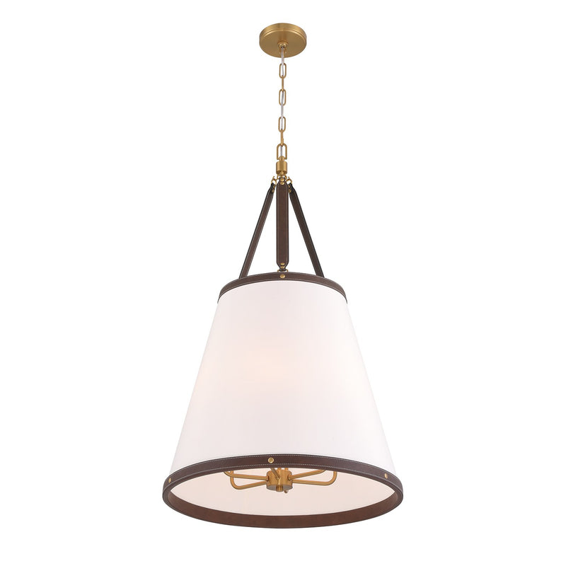 Callahan 6 Light 21" Pendant in Luxe Gold