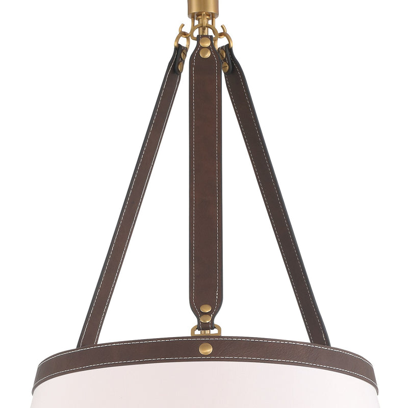 Callahan 6 Light 21" Pendant in Luxe Gold