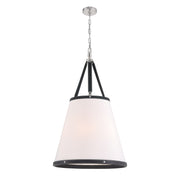 Callahan 6 Light 21" Pendant in Polished Nickel