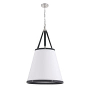 Callahan 6 Light 21" Pendant in Polished Nickel