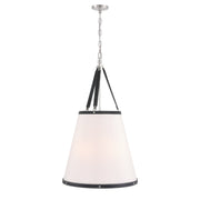 Callahan 6 Light 21" Pendant in Polished Nickel