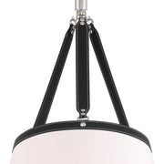 Callahan 6 Light 21" Pendant in Polished Nickel