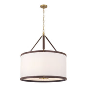 Callahan 8 Light 28" Pendant in Luxe Gold