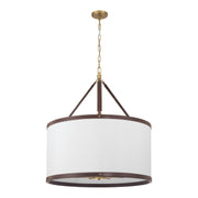 Callahan 8 Light 28" Pendant in Luxe Gold