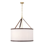 Callahan 8 Light 28" Pendant in Luxe Gold