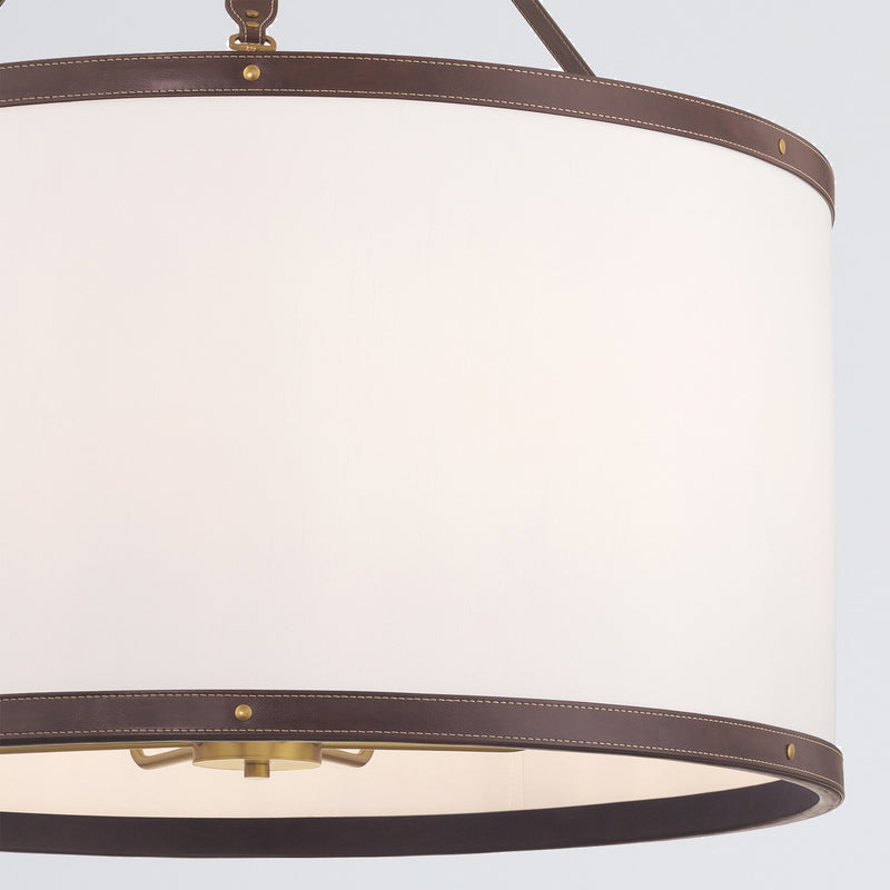 Callahan 8 Light 28" Pendant in Luxe Gold