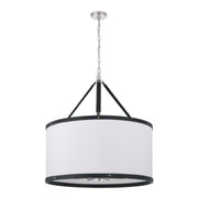 Callahan 8 Light 28" Pendant in Polished Nickel