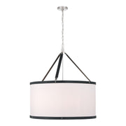 Callahan 8 Light 28" Pendant in Polished Nickel