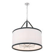 Callahan 8 Light 28" Pendant in Polished Nickel