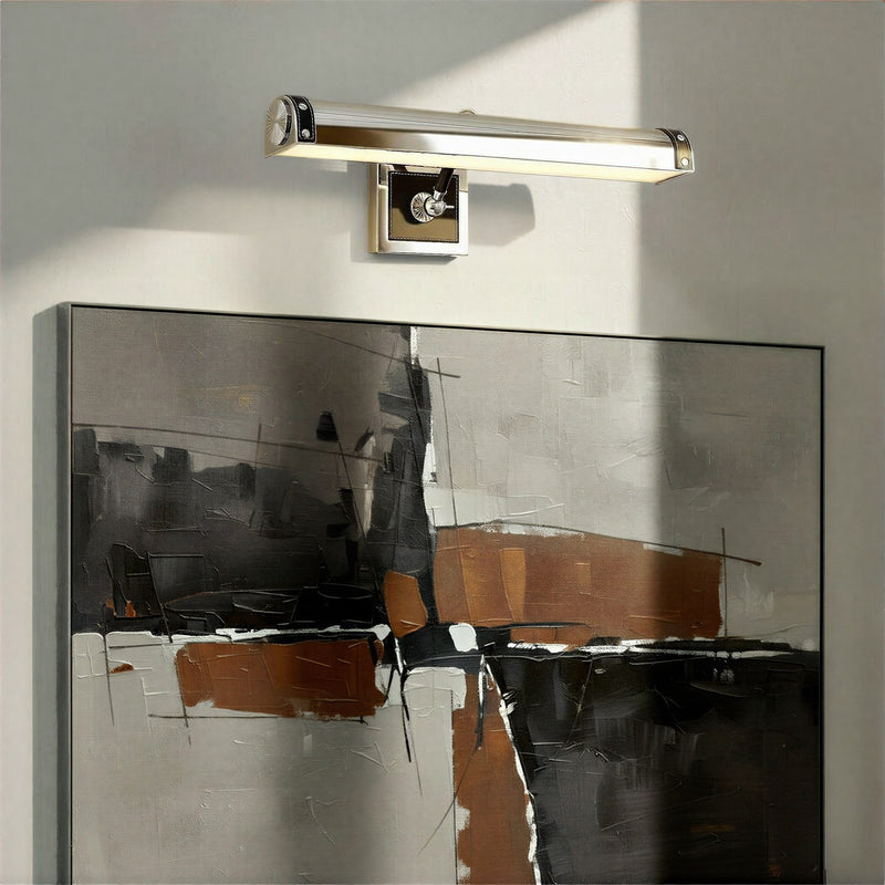 Callahan 1 Light 20.25" Integrated LED Picture Light in Polished Nickel in a room setting