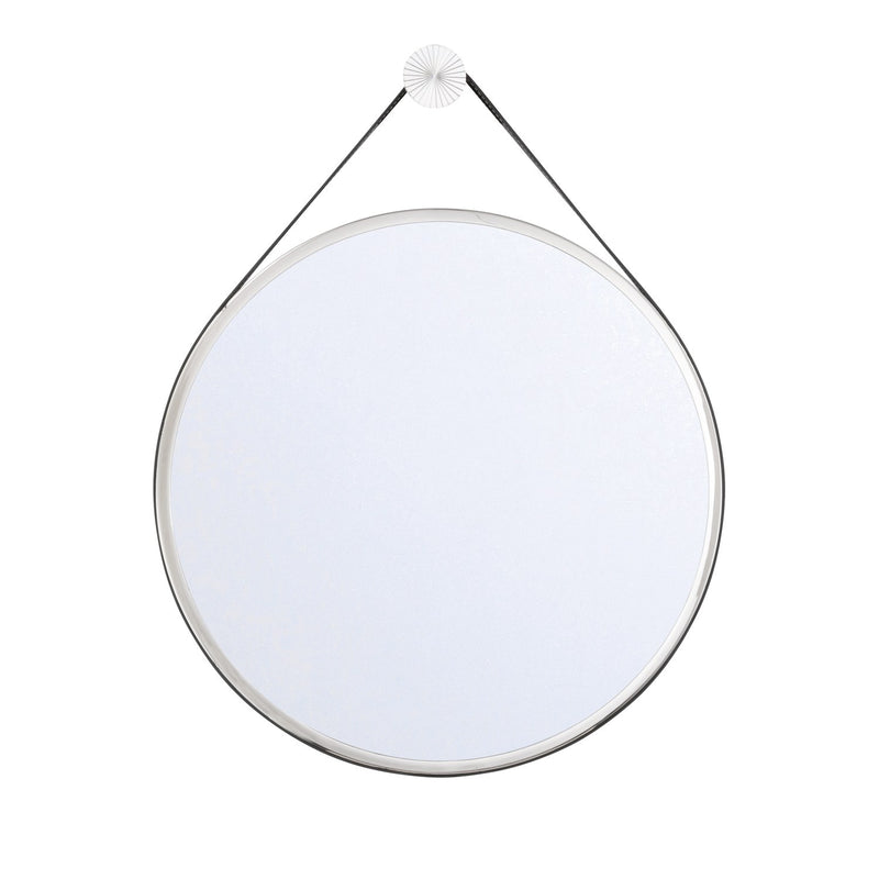 Callahan 17.75" Mirror in Polished Nickel