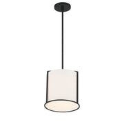 Carlyn 1 Light 10" Pendant in Black