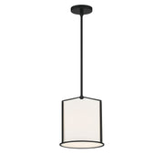 Carlyn 1 Light 10" Pendant in Black