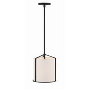Carlyn 1 Light 10" Pendant in Black