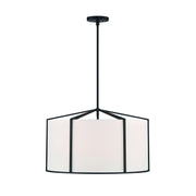 Carlyn 6 Light 24" Pendant in Black