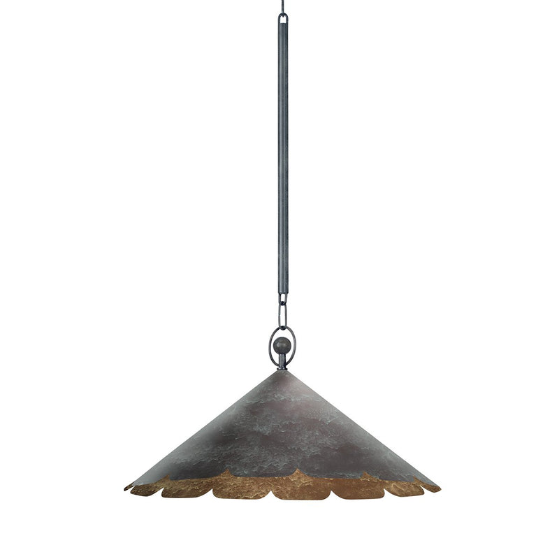 Folly Beach Pendant in Verdigris