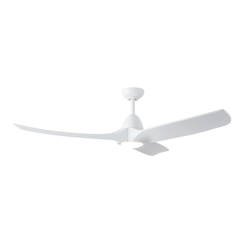 Baylor 60" Ceiling Fan with LED Light in White