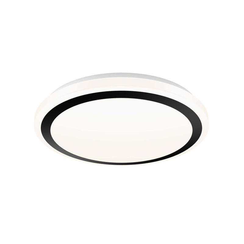 Ora 13" Round Flush Mount in Black