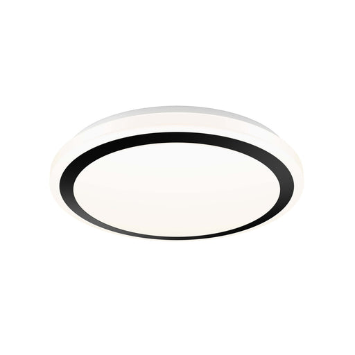 Ora 13" Round Flush Mount in Black