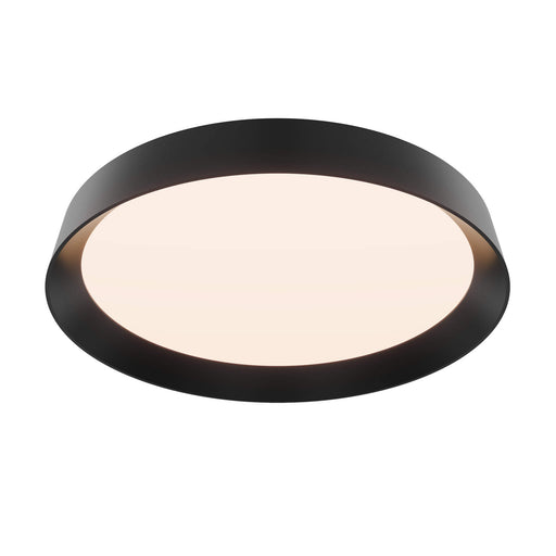 Aurora 12" Round Dual-Light Flush Mount in Black