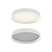 Aurora 12" Round Dual-Light Flush Mount in White