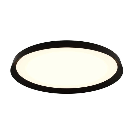 Aurora 21" Round Dual-Light Flush Mount in Black