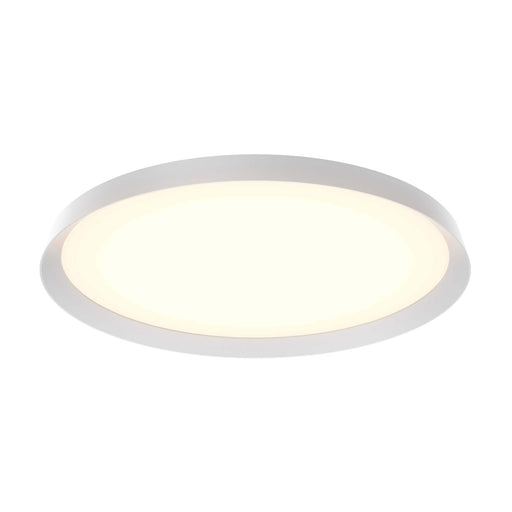 Aurora 21" Round Dual-Light Flush Mount in White